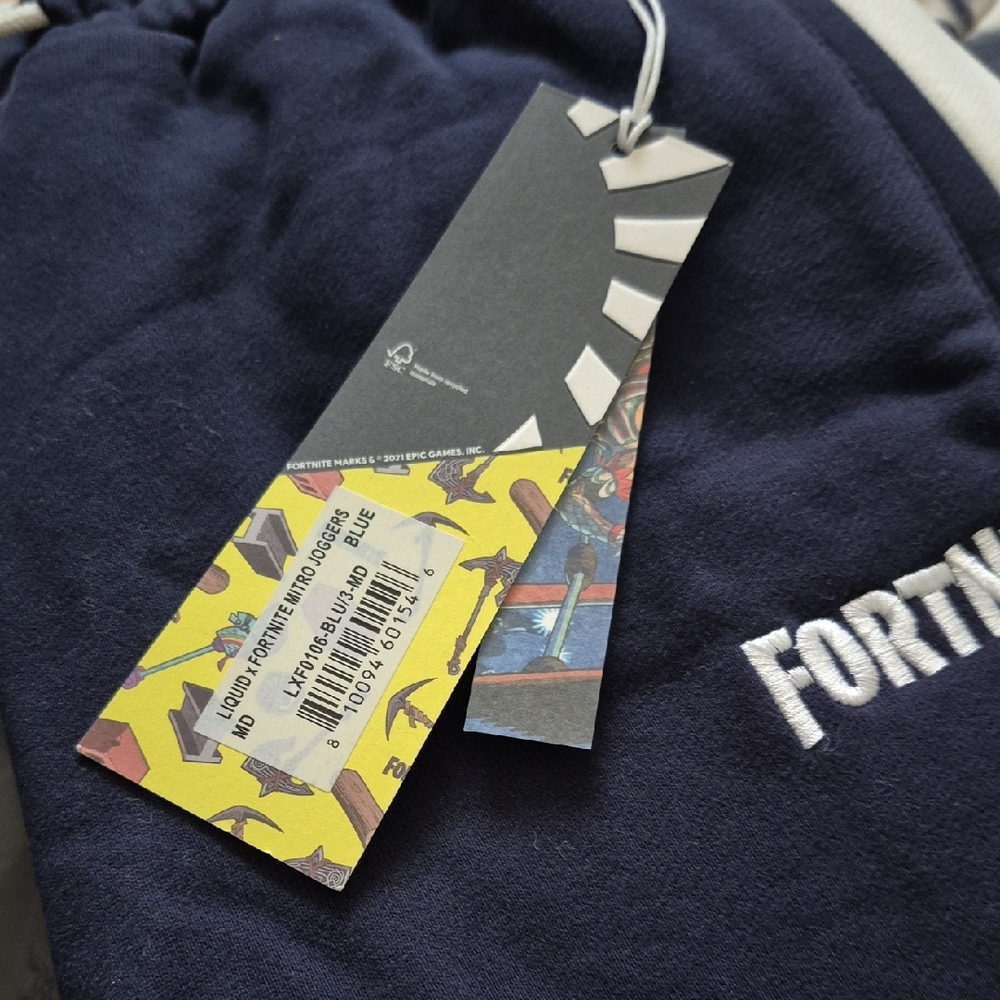 Fortnite Men's Navy Jogger Sweatpants
